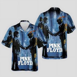 Pink Floyd Wish You Were Here Blue Color Hawaiian Shirt