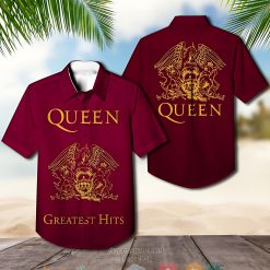 Queen Band Greatest Hits Hawaiian Shirt