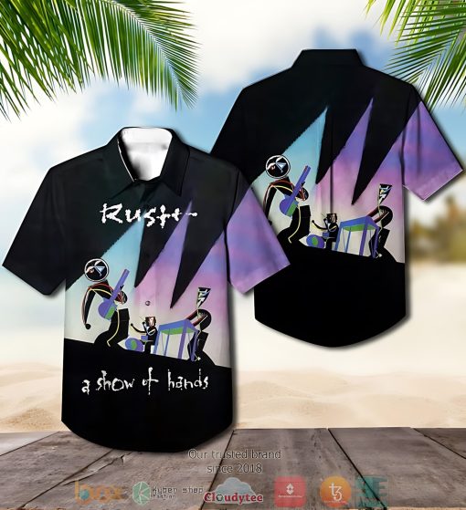 Rush Band A Show Of Hands Hawaiian Shirt