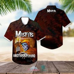 The Misfits Band American Psycho Album Hawaiian Shirt