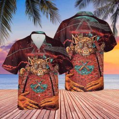 US x Them American Tour Pink Floyd Hawaiian Shirt