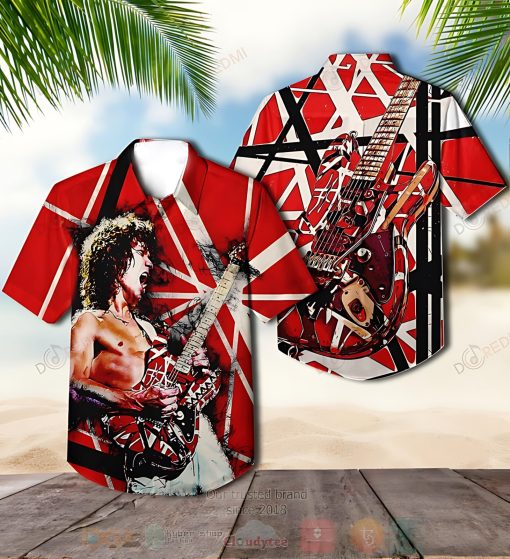 Van Halen Electric Guitar Album Hawaiian Shirt