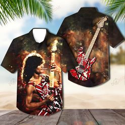 Van Halen Love Guitar Album Hawaiian Shirt