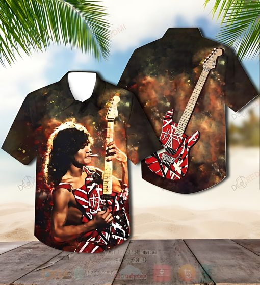 Van Halen Love Guitar Album Hawaiian Shirt