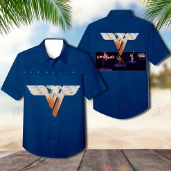 Van Halen Retro Logo Hawaiian Shirt