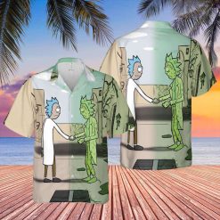 Wish You Were Here x Rick Sanchez Hawaiian Shirt