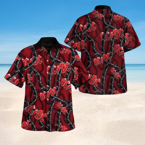 AC/DC Barbed Thunder Hawaiian Shirt