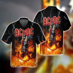 AC/DC 'Electric Flames' Hawaiian Shirt