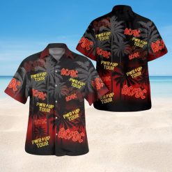 AC/DC PWR/UP Tour Palm Hawaiian Shirt