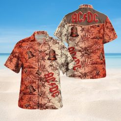 AC/DC Tropical Hells Bells Hawaiian Shirt