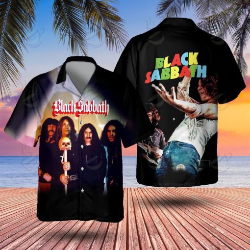 Black Sabbath Skull & Stage Legend Hawaiian Shirt