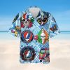 Blue Lagoon Grateful Dead Collage Hawaiian Shirt