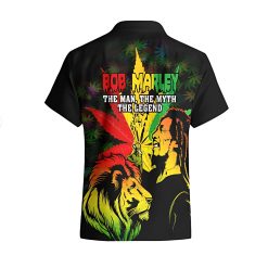 Bob Marley 42 Years Hawaiian Shirt backside