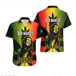 Bob Marley Legend The King of Reggae Tribute Hawaiian Shirt