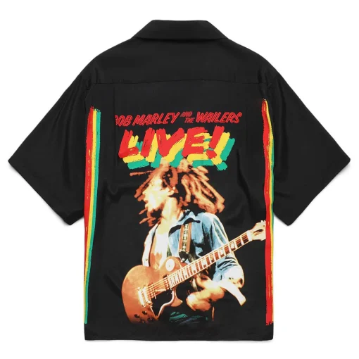 Bob Marley Live Vibrations Hawaiian Shirt