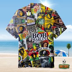 Bob Marley Reggae Legend Collage Hawaiian Shirt