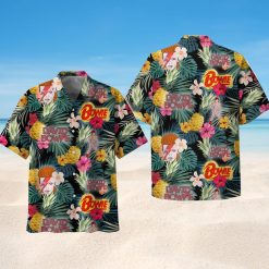 David Bowie Starman Hibiscus Jungle Hawaiian Shirts