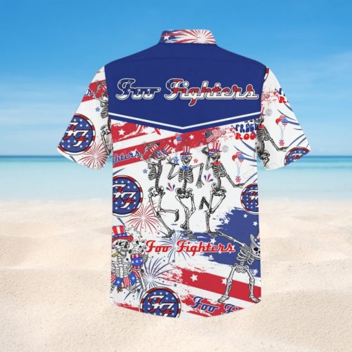 Foo Fighters American Spirit Hawaiian Shirt back