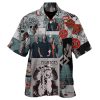 Foo Fighters Artistic Band Tribute Hawaiian Shirt front side