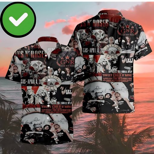 Guns N' Roses Concert Memories Hawaiian Shirt