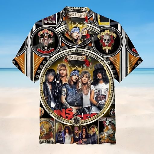 Guns N' Roses Golden Era Hawaiian Shirt