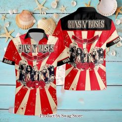 Guns N' Roses Sunburst Anthem Hawaiian Shirt