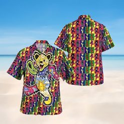 Hippie Bears Grateful Dead Hawaiian Shirt