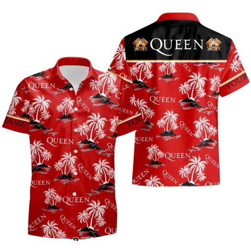 Island Majesty Custom Queen Band Hawaiian Shirt