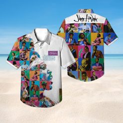 Jimi Hendrix Blues Legend Collage Hawaiian Shirt