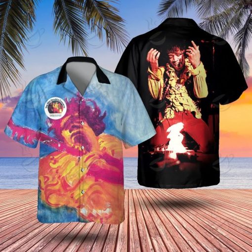 Jimi Hendrix Fire and Passion Hawaiian Shirt