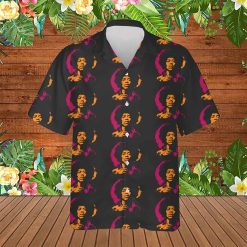 Jimi Hendrix Psychedelic Groove Hawaiian Shirt