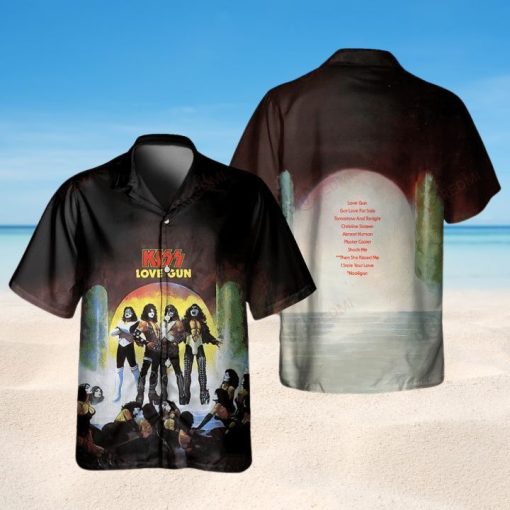 KISS Love Gun Sunset Hawaiian Shirt