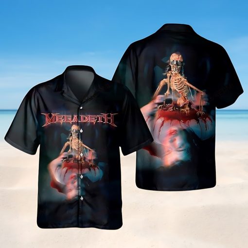 Megadeth Skeleton Symphony Hawaiian Shirt