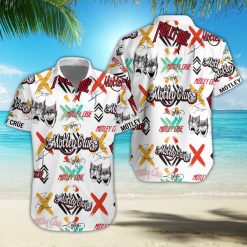 Mötley Crüe Playful Rock Icons Hawaiian Shirt