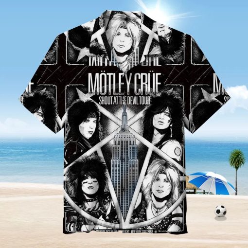 Mötley Crüe Shout At The Evil Tour Hawaiian Shirt