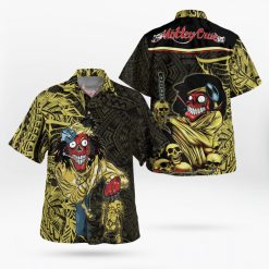 Motley Crue Skeleton Pirate Hawaiian Shirt