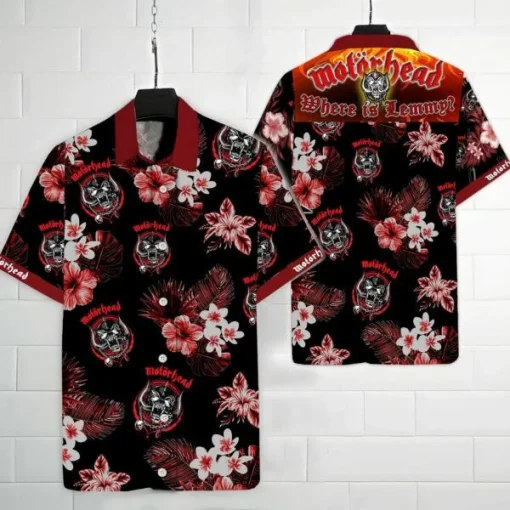 Motorhead Floral Tribute Hawaiian Shirt