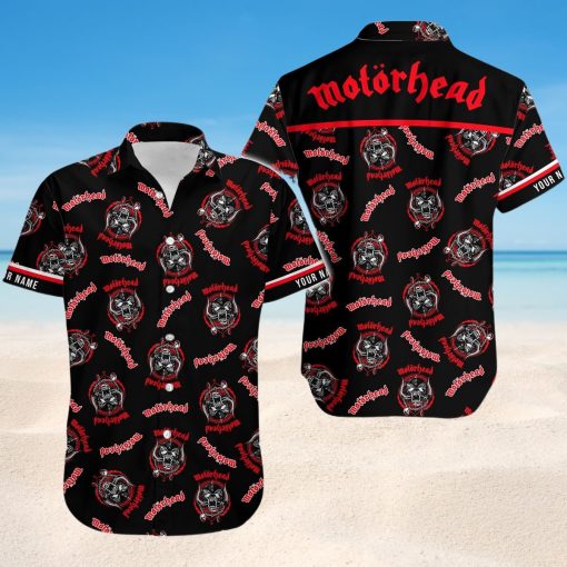 Personalized Motorhead Band Logo Hawaiian Shirt