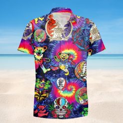 Psychedelic Paradise Grateful Dead Hawaiian Shirt front