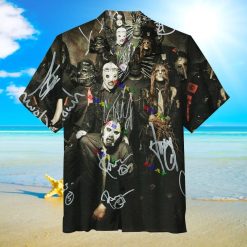 Slipknot Autographed Photo Hawaiian Shirt