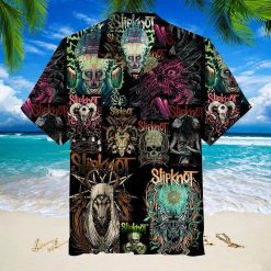 Slipknot Rock Band Dark Fantasy Art Hawaiian Shirt