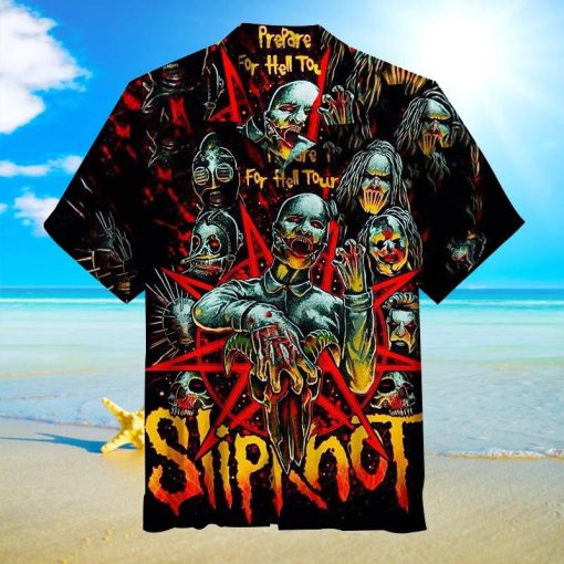 Slipknot Rock Band Horror Mask Hawaiian Shirt