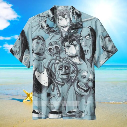 Slipknot Rock Band Masked Faces Hawaiian Shirt