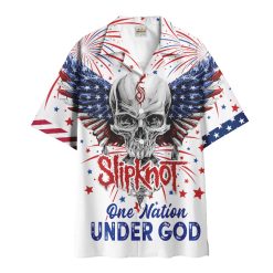 Slipknot Rock Band One Nation Under God Hawaiian Shirt