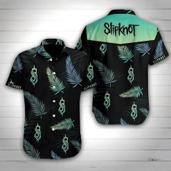 Slipknot Rock Band Palm Shadows Hawaiian Shirt