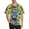 Tie-Dye Dancing Bears Grateful Dead Hawaiian Shirt mockup front