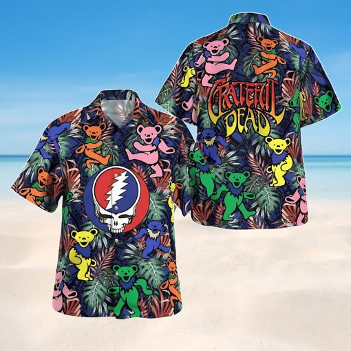 Tropical Dancing Bears Grateful Dead Hawaiian Shirt