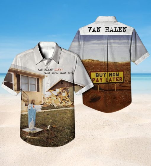 Van Halen Live Right Here Right Now Hawaiian Shirt