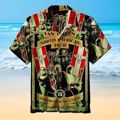 Van Halen North American Tour Hawaiian Shirt