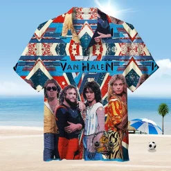 Van Halen Vintage Vibes Hawaiian Shirt